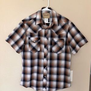 COPY - Wrangler western short sleeve shirt men- L